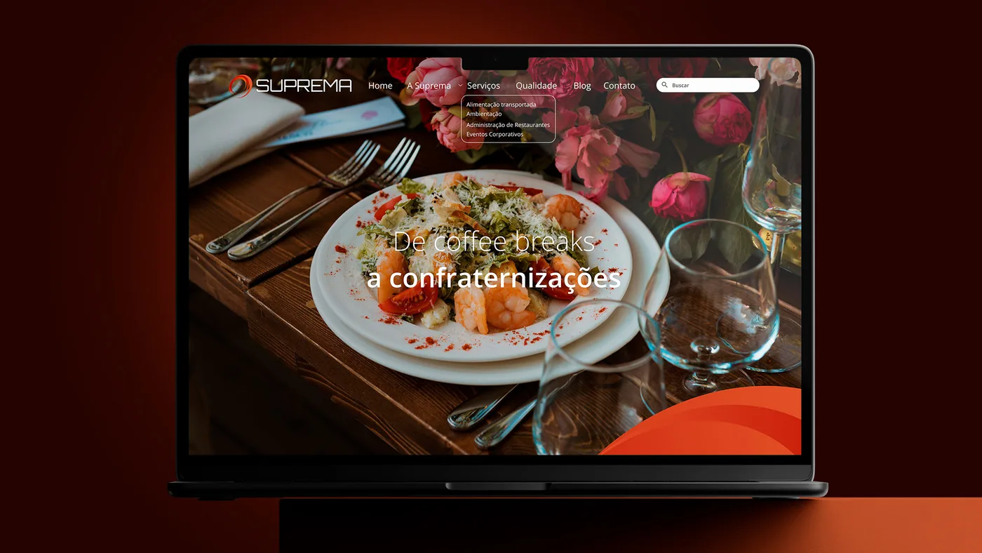 Projeto digital Suprema Alimentação
